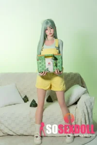 168cm 5ft6 Green Long Hair Elegant Sex Dolls Full Body Sex Toys Game Lady Dolls D-Cup