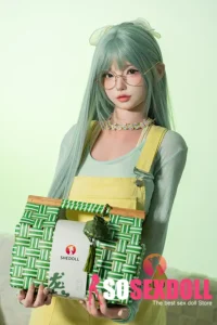 168cm 5ft6 Green Long Hair Elegant Sex Dolls Full Body Sex Toys Game Lady Dolls D-Cup
