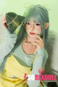 168cm 5ft6 Green Long Hair Elegant Sex Dolls Full Body Sex Toys Game Lady Dolls D-Cup