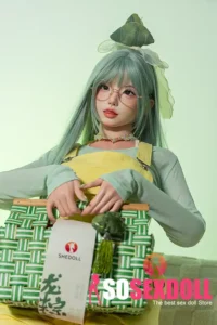 168cm 5ft6 Green Long Hair Elegant Sex Dolls Full Body Sex Toys Game Lady Dolls D-Cup