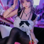 168cm 5ft6 Purple Cat Ear Sexy Sex Dolls Life Sized Adult Sex Dolls D-Cup