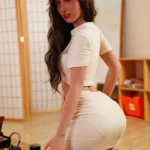 170cm 5ft5 TPE Pert Breast Lean Body Juicy Ass Sex Doll #DC08 Head