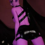 170cm 5ft5 TPE Galactic Ears Purple Skin Large Breast Willowy Figure Sex Doll #A5 Head