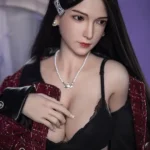 170cm 5ft6 Black Hair Leather Skirt Sex Dolls Sex Toys Young Sex Dolls