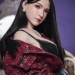 170cm 5ft6 Black Hair Leather Skirt Sex Dolls Sex Toys Young Sex Dolls