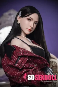 170cm 5ft6 Black Hair Leather Skirt Sex Dolls Sex Toys Young Sex Dolls