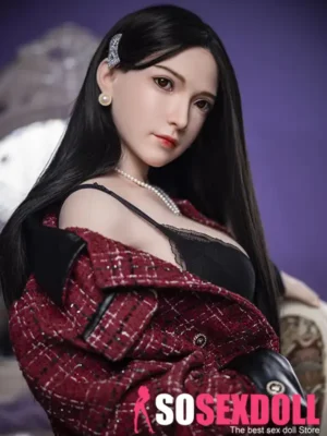 170cm 5ft6 Black Hair Leather Skirt Sex Dolls Sex Toys Young Sex Dolls