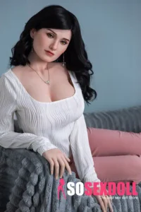 170cm 5ft6 Black Long Curly Sexy Sex Dolls Real Life Dolls Big Breast Lovers