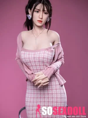 170cm 5ft6 Brown Hair Pink Skirt Sex Dolls Sexy Love Making Sex Robot Girls