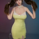 170cm 5ft6 Brown Hair Yellow Skirt Sex Dolls Beautiful Sex Dolls Best Love Dolls