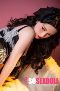 170cm 5ft6 Curly Black Dress Stockings Sex Dolls Sex Toys Love Sex Robots