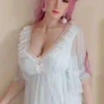 170cm 5ft6 Pink Long Hair White Lace Sex Dolls Sex Toys High Quality Sex Dolls