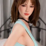 170cm 5ft6 Short Hair Blue Lingerie Sex Dolls Realistic Silicone Sex Dolls
