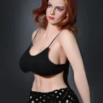 170cm 5ft6 TPE Western Woman Chubby Chests Blonde Hair Sex Doll