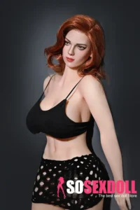 170cm 5ft6 TPE Western Woman Chubby Chests Blonde Hair Sex Doll