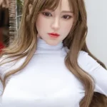 170cm 5ft6 White Sleeve Blue Shorts Sex Dolls Female Sex Fantasy Sex Toys