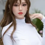 170cm 5ft6 White Sleeve Blue Shorts Sex Dolls Female Sex Fantasy Sex Toys