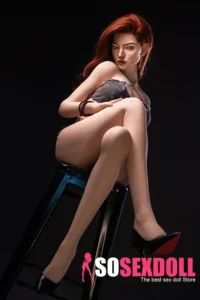173cm 5ft7 Silicone Slender Figure Charming Suit Perky Boobs Sex Doll M9 Head