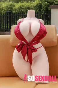 28kg 61.7lbs TPE Fair Skin Red Lingerie Sex Doll In Stock(US Only)