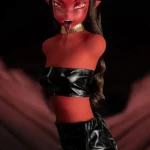 29.3kg 64.6lbs Silicone Red Skin Little Devil Sexy Suit Sex Doll In Stock(US Only)