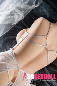 39cm 1ft3 TPE Torso Lucency Sexy Lace Lingerie Sex Doll In Stock(US Only)