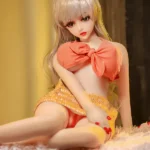 80cm 2ft6 TPE Youthful Girl Chubby Chests Long Hair Sex Doll