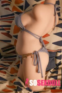 87cm 2ft9 TPE Petite Torso Fair Skin Purple Underwear Sex Doll In Stock(US Only)