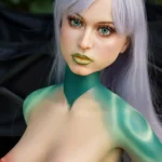 100cm 3ft3 Silicone D Cup Chest Slim Body Sex Doll #SA44 Head