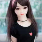 100cm 3ft3 TPE Checked Skirt Flat Breasts Sex Doll