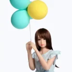 100cm 3ft3 TPE Flat Chests Lovely Dress Sex Doll