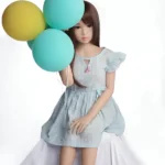 100cm 3ft3 TPE Flat Chests Lovely Dress Sex Doll