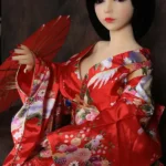 100cm 3ft3 TPE Japanese Geisha Girl Petite Chests Sex Doll