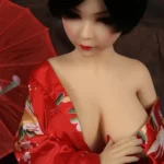 100cm 3ft3 TPE Japanese Geisha Girl Petite Chests Sex Doll