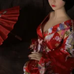 100cm 3ft3 TPE Japanese Geisha Girl Petite Chests Sex Doll
