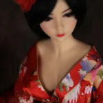 100cm 3ft3 TPE Japanese Geisha Girl Petite Chests Sex Doll