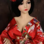 100cm 3ft3 TPE Japanese Geisha Girl Petite Chests Sex Doll