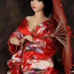 100cm 3ft3 TPE Japanese Geisha Girl Petite Chests Sex Doll