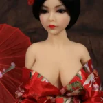 100cm 3ft3 TPE Japanese Geisha Girl Petite Chests Sex Doll