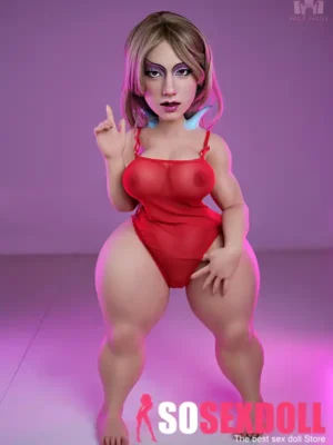 120cm 3ft3 TPE Full Bust Thick Body Sex Doll #S14 Head in Red Bikini