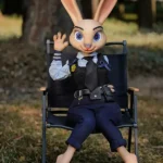 120cm 3ft9 Silicone Furry C Cup Breast Cute Bunny Ears Sex Doll