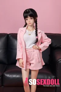 125cm 4ft1 TPE Double Ponytail Fair Skin Sex Doll
