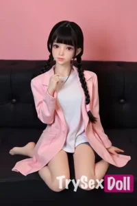 125cm 4ft1 TPE Double Ponytail Fair Skin Sex Doll