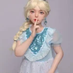 130cm 4ft3 Blonde Princess Realistic Dolls Elegant Blonde Cosplay Companion Dolls