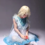 130cm 4ft3 Blonde Princess Realistic Dolls Elegant Blonde Cosplay Companion Dolls