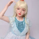 130cm 4ft3 Blonde Princess Realistic Dolls Elegant Blonde Cosplay Companion Dolls