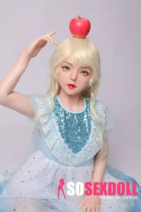 130cm 4ft3 Blonde Princess Realistic Dolls Elegant Blonde Cosplay Companion Dolls