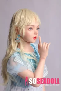 130cm 4ft3 Blonde Princess Realistic Dolls Elegant Blonde Cosplay Companion Dolls