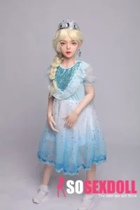 130cm 4ft3 Blonde Princess Realistic Dolls Elegant Blonde Cosplay Companion Dolls