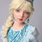 130cm 4ft3 Blonde Princess Realistic Dolls Elegant Blonde Cosplay Companion Dolls