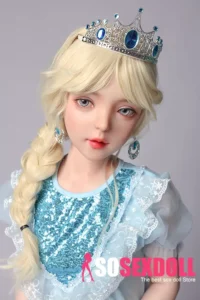 130cm 4ft3 Blonde Princess Realistic Dolls Elegant Blonde Cosplay Companion Dolls